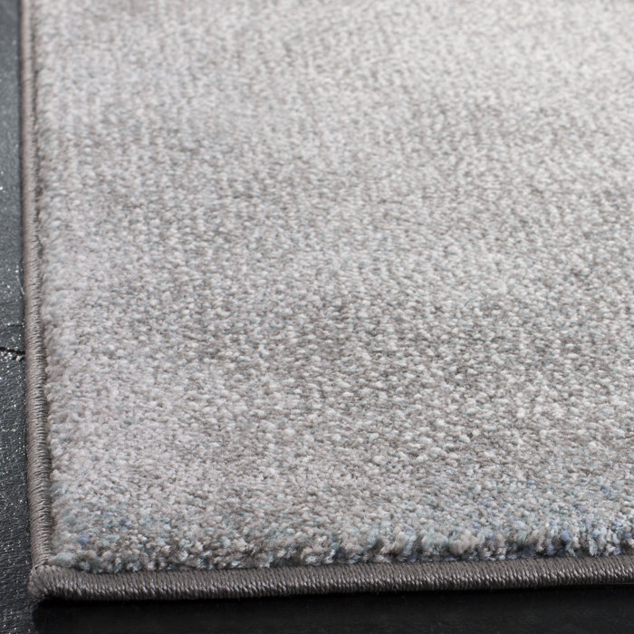 17 Stories Elara Performance Blue/Gray Rug & Reviews Wayfair